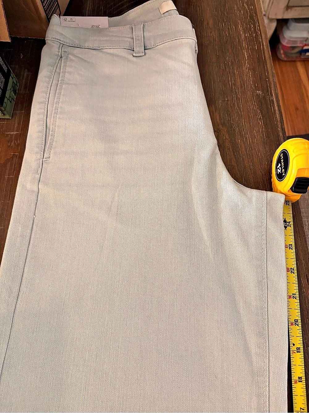 ella moss Wide Leg Crop Pants Gray Size 8